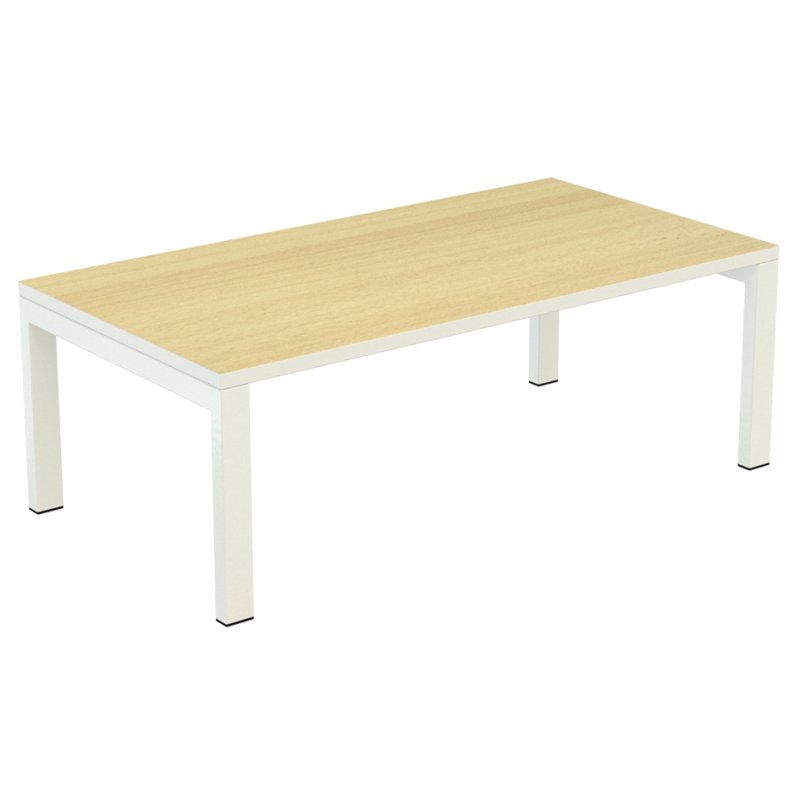 PAPERFLOW table d'appoint easyDesk, carré, blanc, 60×60×40 cm
