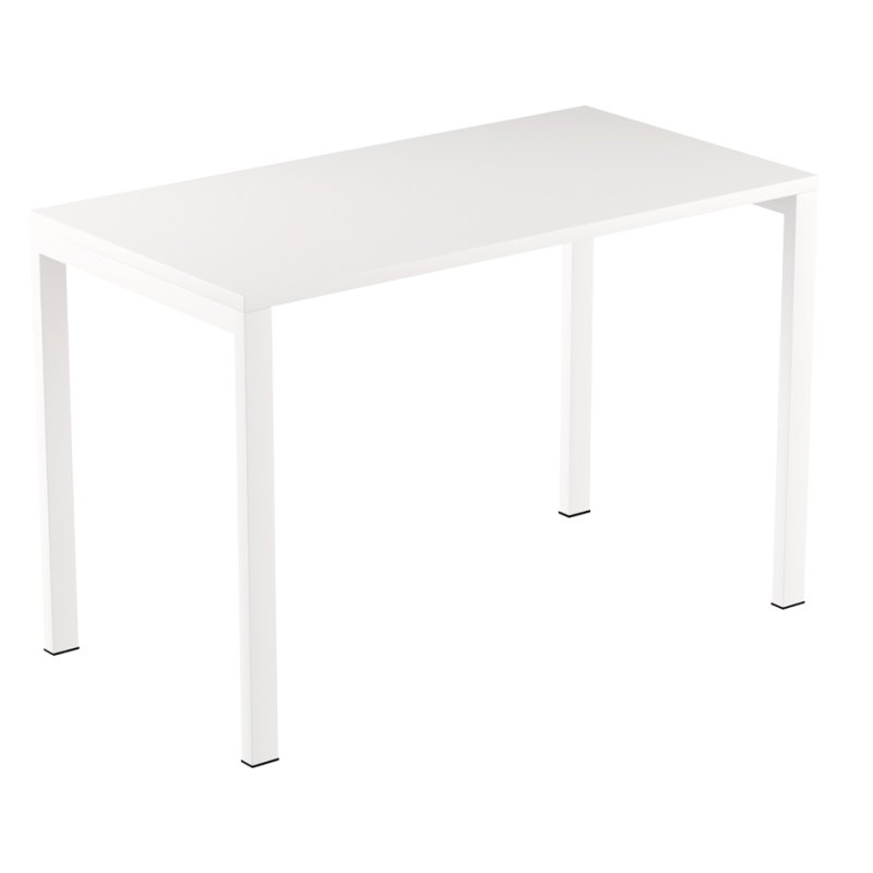 PAPERFLOW bureau easyDesk, 114×60×75 cm, plateau hêtre, pieds blancs