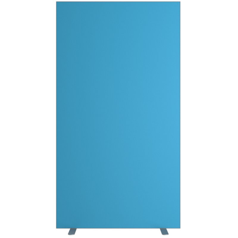 PAPERFLOW cloison easyScreen, revêtement textile, bleu, 940×390×1740 mm
