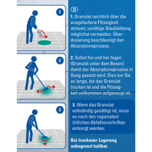 easyabsorb absorptiemateriaal fijnkorrelig, attapulgiet, 1,5 kg emmer