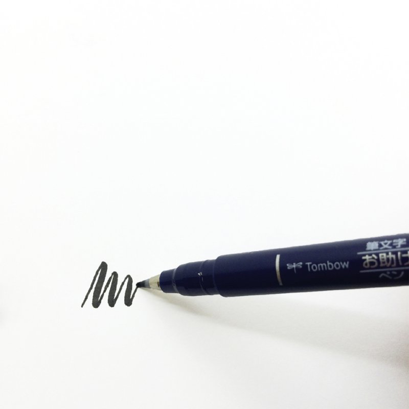 TOMBOW kalligrafiestiften Fudenosuke, hardheidsgraad 1, kleurenmix, 10 stuks