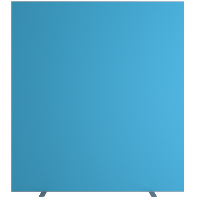PAPERFLOW cloison de séparation easyScreen, revêtement textile vert, 1600×390×1740 mm