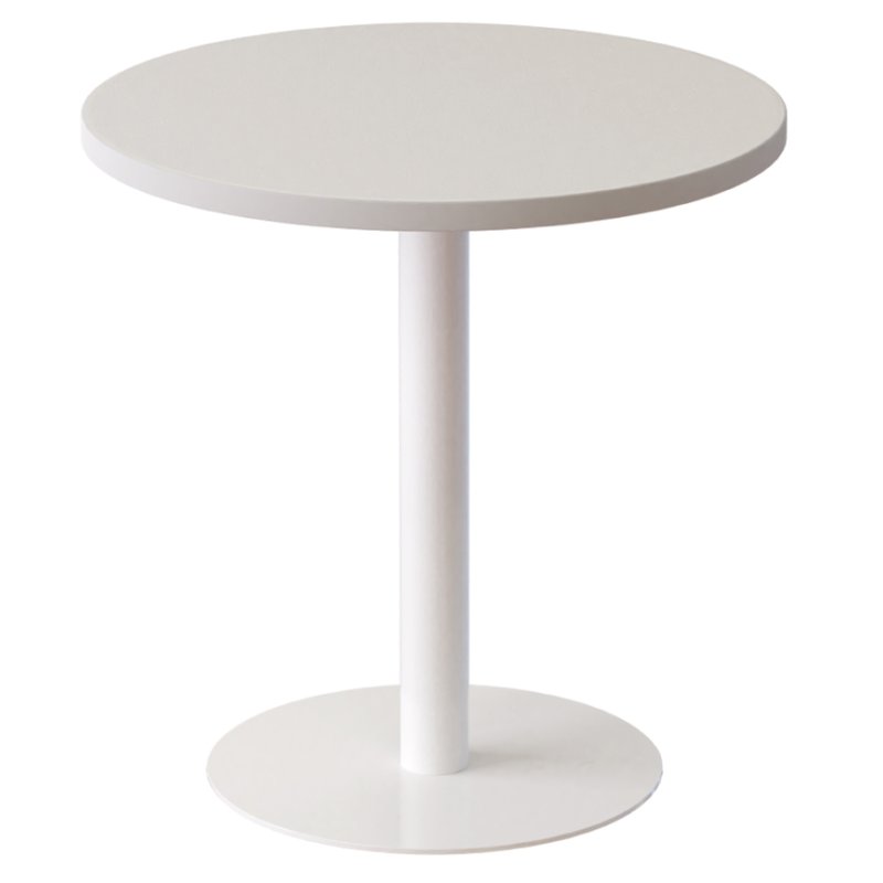 PAPERFLOW bijzettafel easyDesk, wit, diameter 600 mm