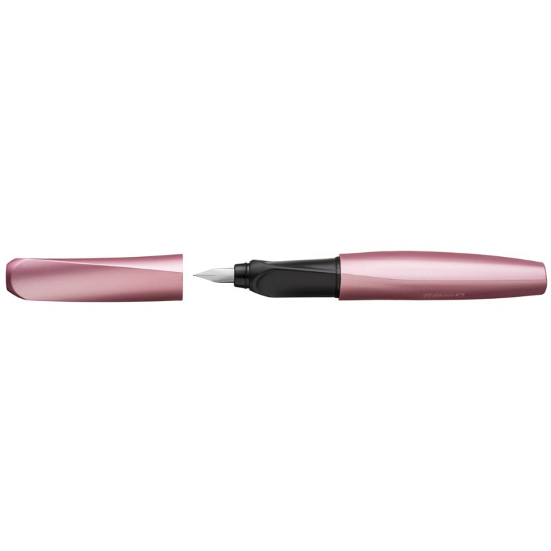 Pelikan Twist stylo-plume Girly Rose, rose-métallique, pointe M