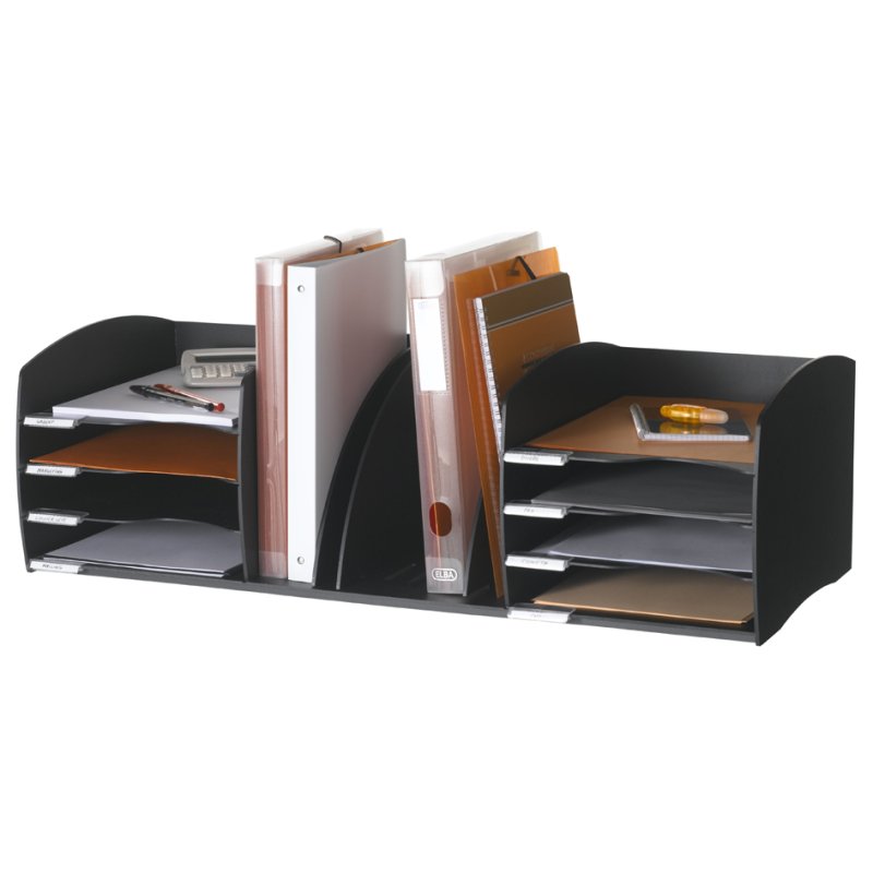 PAPERFLOW système de rangement XL, 8 compartiments, gris