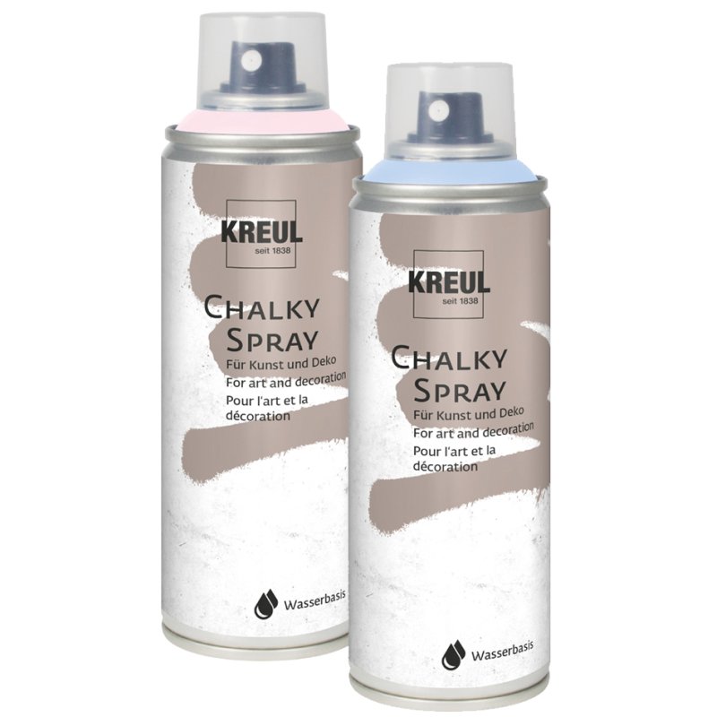 KREUL spray craie CHALKY SPRAY, blanc neige, 200 ml