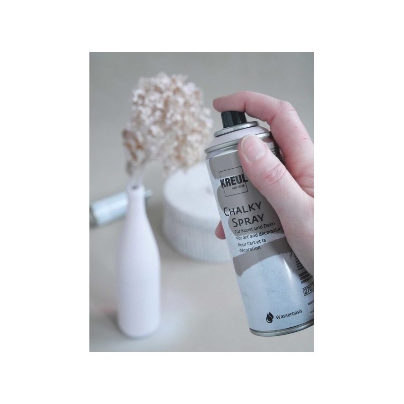 KREUL spray craie CHALKY SPRAY, blanc neige, 200 ml