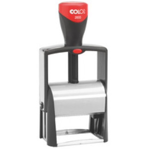 COLOP tekststempel Classic 2600, 8-regelig, zelfinkleurend, 37 × 58 mm