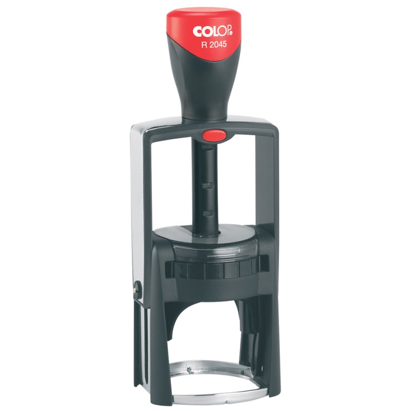 COLOP text stamp Classic R2045, round, self-inking, diameter 45 mm