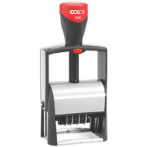 COLOP datumstempel Classic 2660, 6-regelig, zelfinkleurend, 37×58 mm