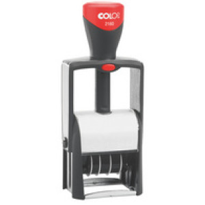 COLOP datumstempel Classic 2160, 2-regelig, zelfinkleurend, 24 × 41 mm