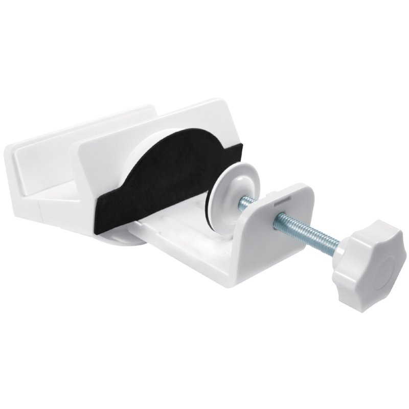 LogiLink clamp holder for power strips, white, adjustable 50-70 mm