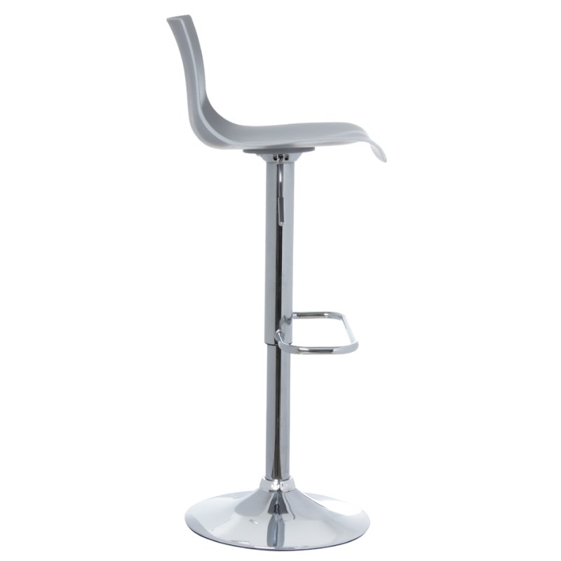 PAPERFLOW tabourets SACRAMENTO, ensemble de 2, gris, hauteur réglable