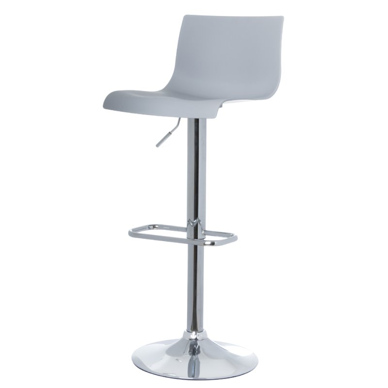 PAPERFLOW tabourets SACRAMENTO, ensemble de 2, gris, hauteur réglable