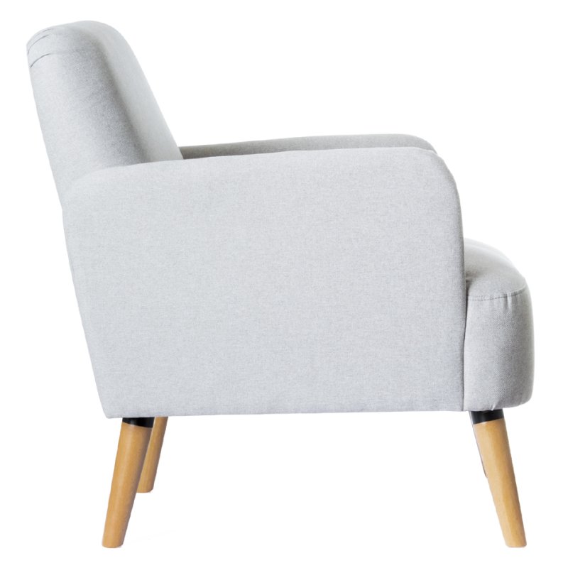 PAPERFLOW Chaise visiteur Brooks, safran, structure en bois de hêtre massif