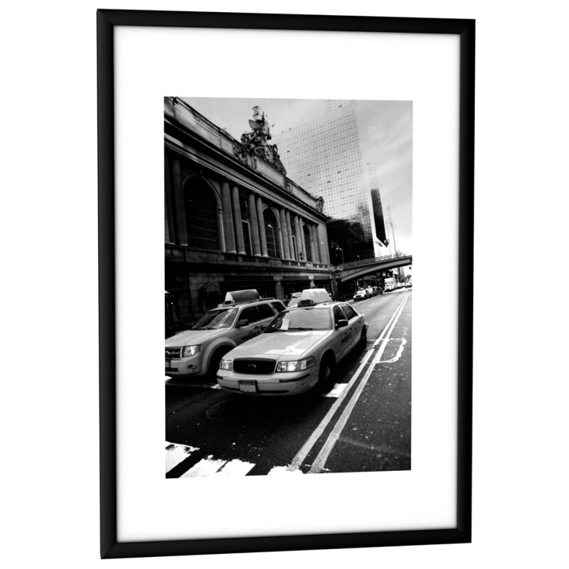 PAPERFLOW cadre photo aluminium A2, noir, 427×601 mm