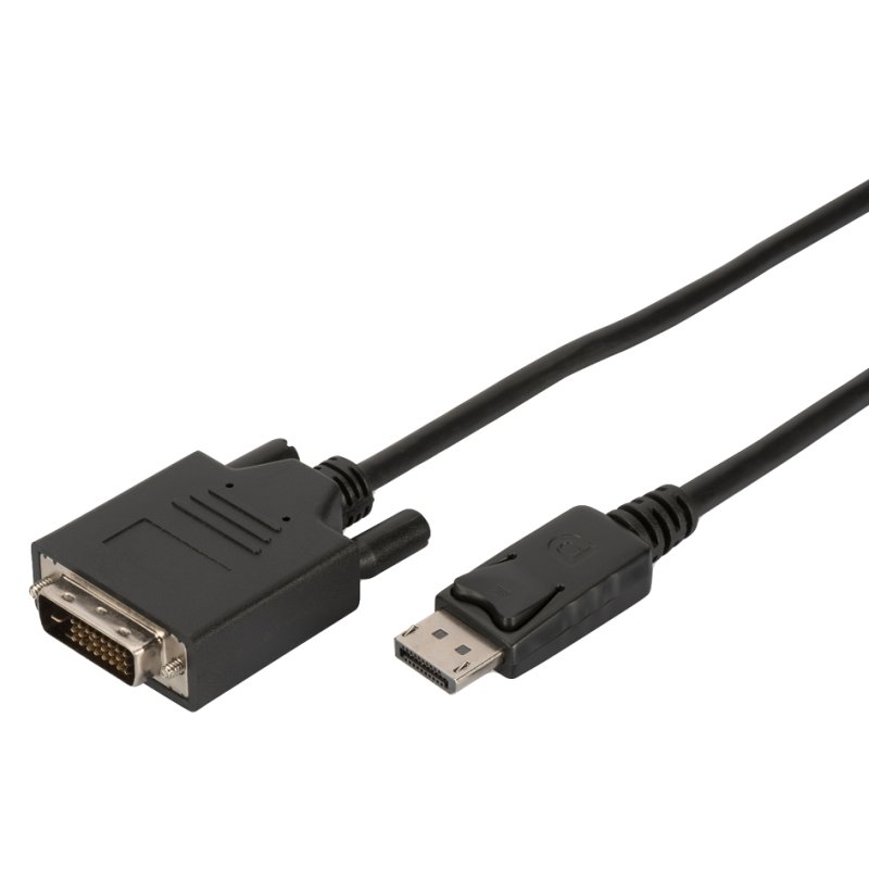 DIGITUS câble adaptateur DisplayPort vers DVI-D, 2,0 mètre, noir