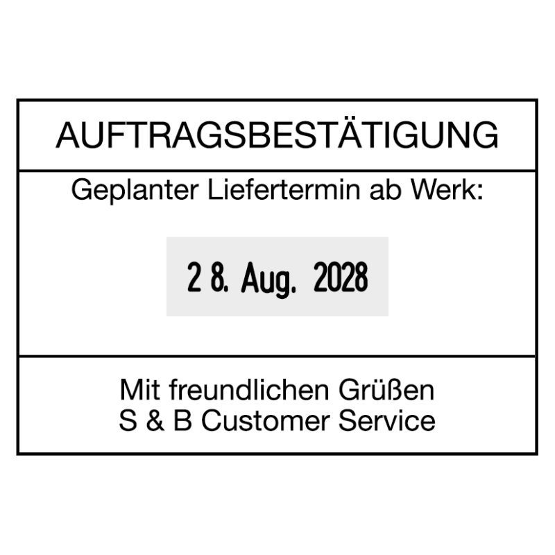 trodat datumstempel Professional 4.0, configureerbaar, zelfkleurend, 66×45 mm