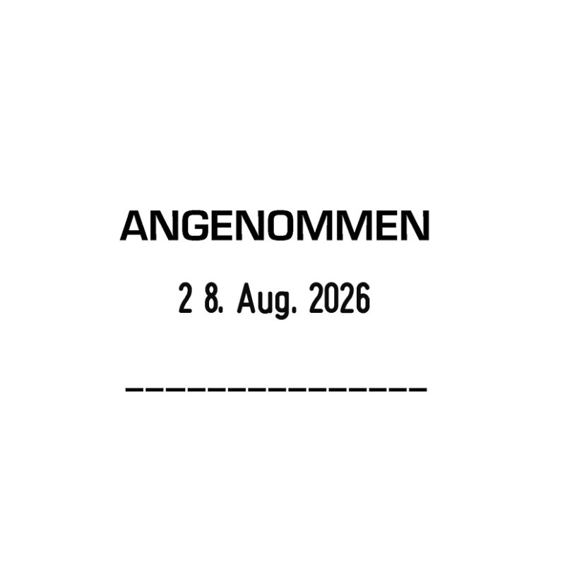 trodat datumstempel Printy 4.0 4750, configureerbaar, zwart, 40×23 mm