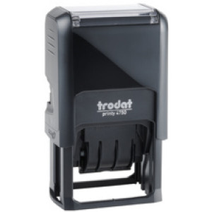 trodat datumstempel Printy 4.0 4750, configureerbaar, zwart, 40×23 mm