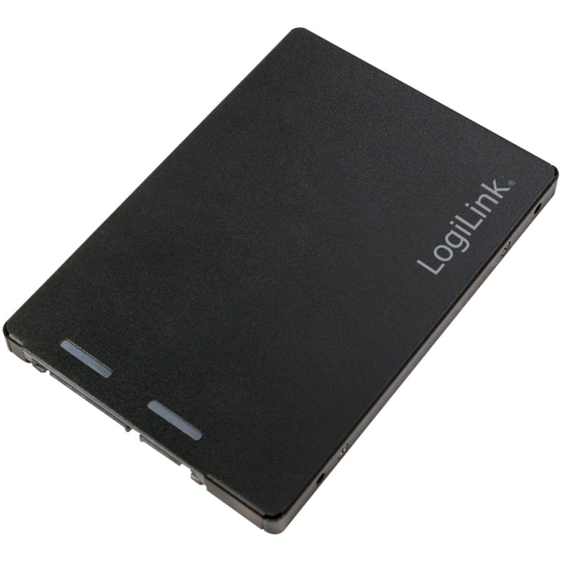 LogiLink M.2 SSD vers adaptateur SATA 2,5", noir, 22 broches