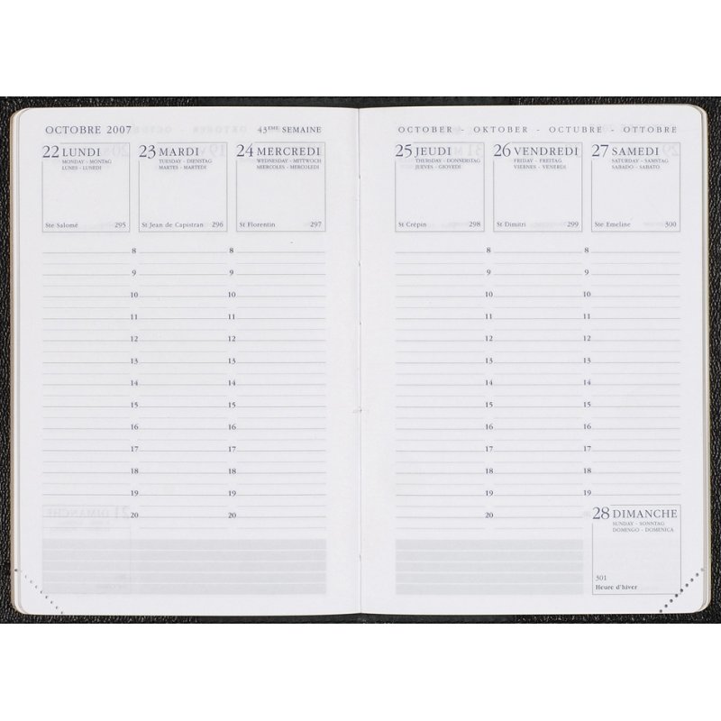 QUO VADIS agenda vulling 2026, spiraal binding, 80×100 mm