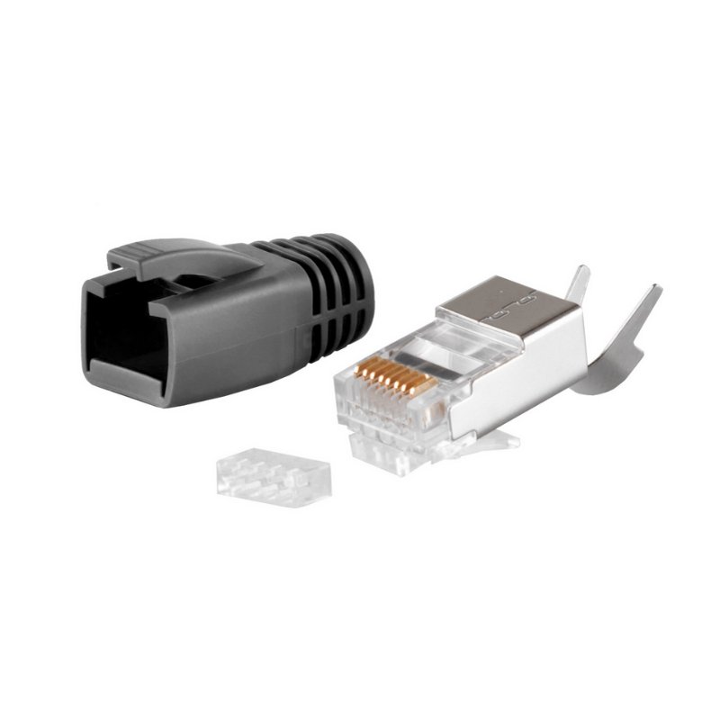 shiverpeaks basisstekker-set RJ45, cat.5e-8, zwart, 10 stuks