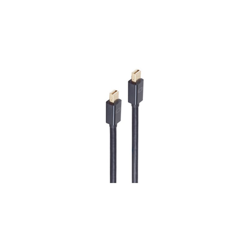 shiverpeaks Mini DisplayPort plug, black, 4K