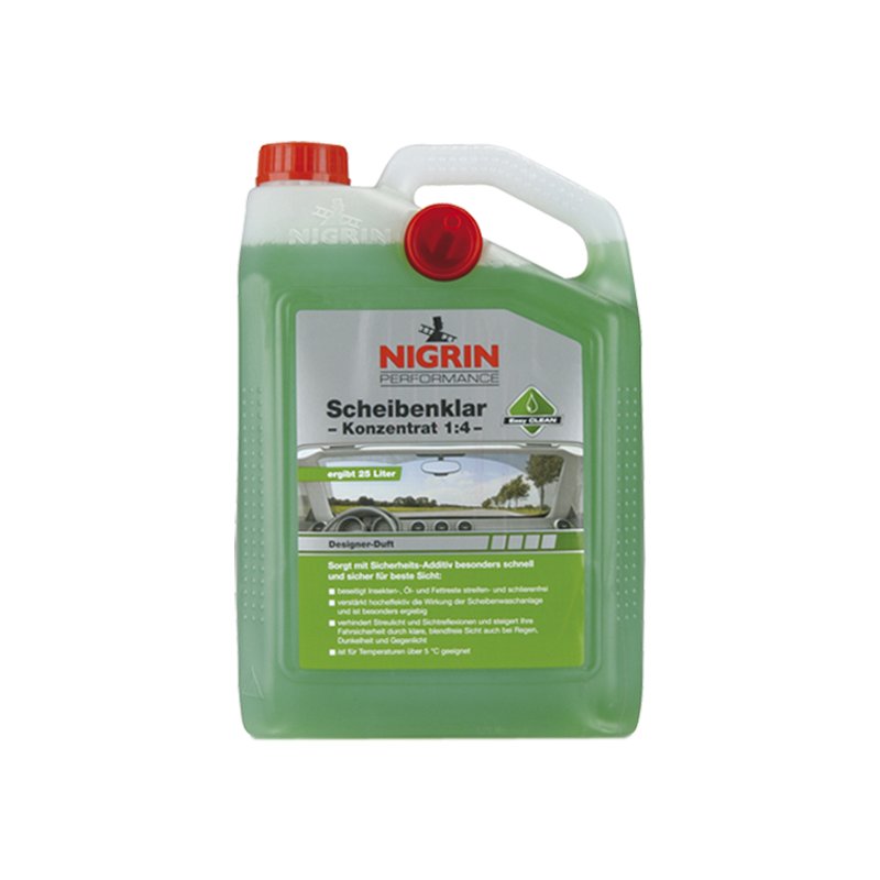 NIGRIN ruitensproeier concentraat 1:4, designer-geur, 5 liter