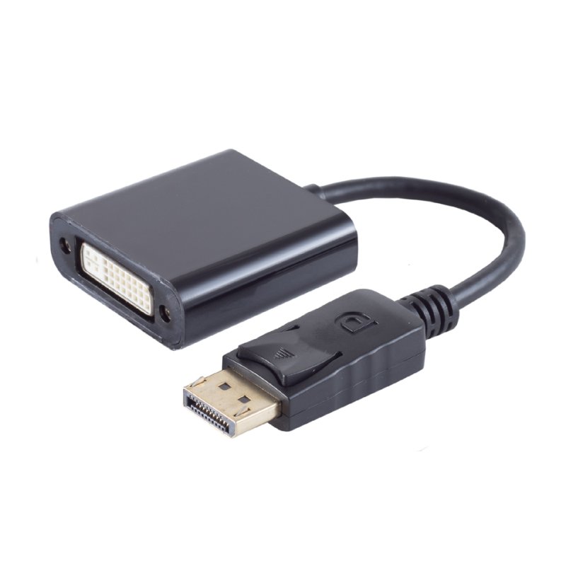 shiverpeaks BASIC-S adapter, DisplayPort to DVI 24+5, black