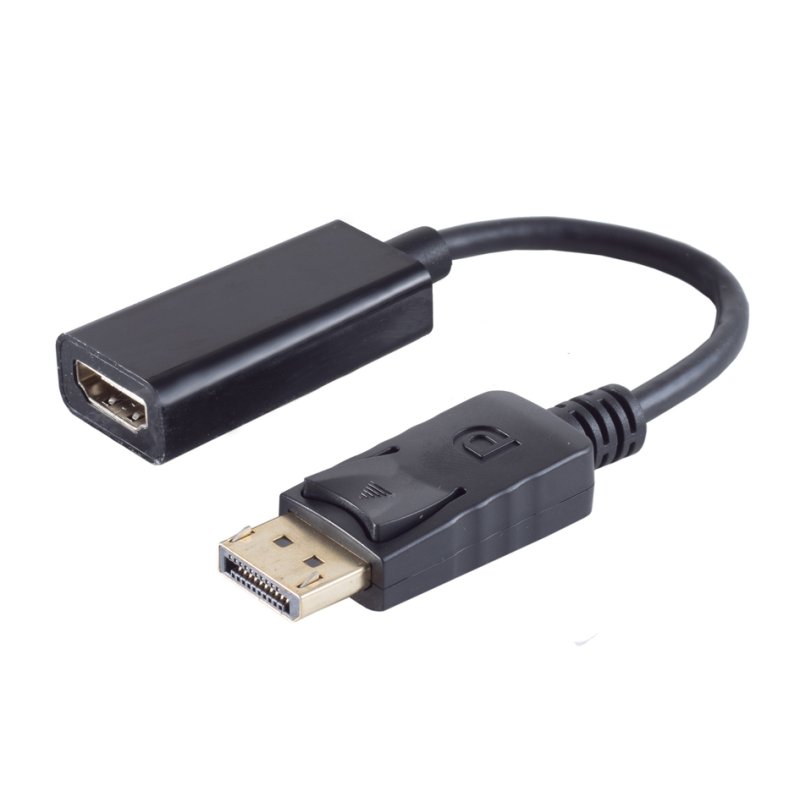 shiverpeaks DisplayPort naar HDMI adapter, zwart, 4K, DisplayPort 1.2