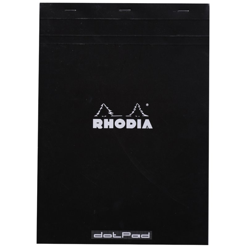RHODIA bloc-notes dotPad A4, pointillé, noir, 80 feuilles
