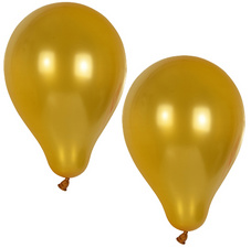 PAPSTAR ballonnen metallic zilver, 25 cm, 10 stuks