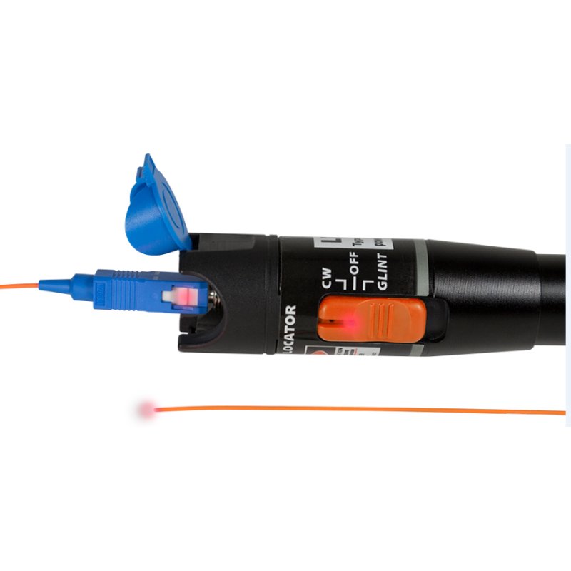 LogiLink Professional optical fibre continuity tester, black, 10 mW, up to 10 km