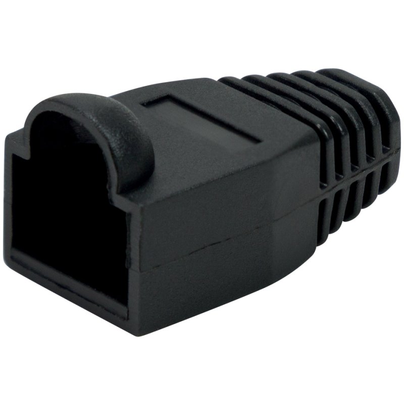 LogiLink Professional strain relief for RJ45 connector, grey, PVC, 50 pieces