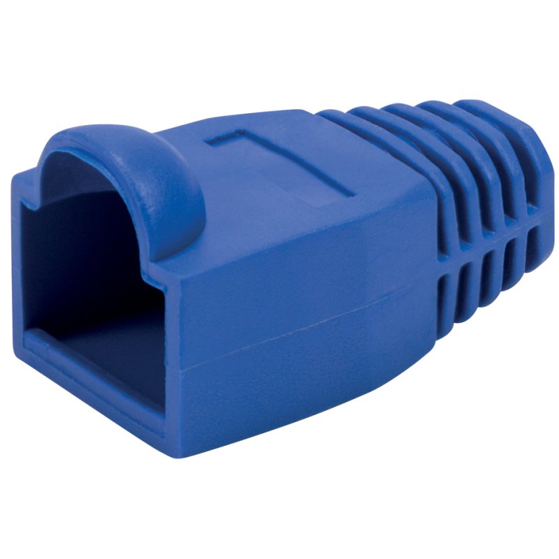 LogiLink Professional strain relief for RJ45 connector, grey, PVC, 50 pieces