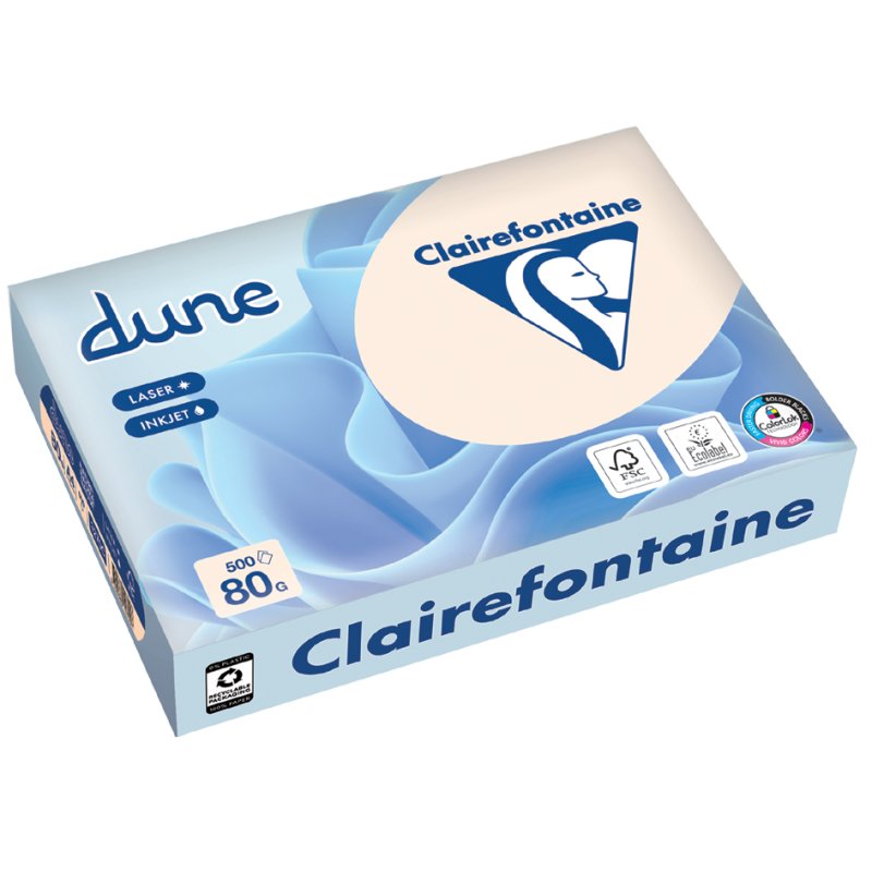 Clairefontaine multifunctioneel papier A4, naturel wit, 100 g/m², 500 vel