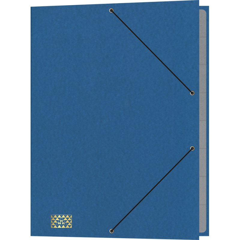 RNK Verlag conference folder A4, 9 compartments, blue