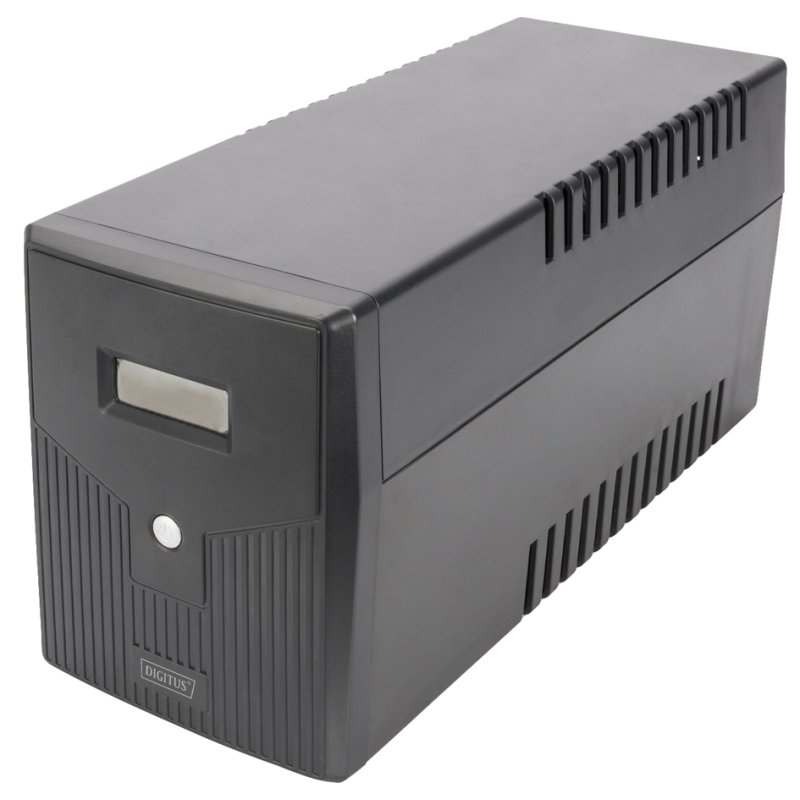 DIGITUS line-interactive uninterruptible power supply, 1500 VA, 900 W, LCD display