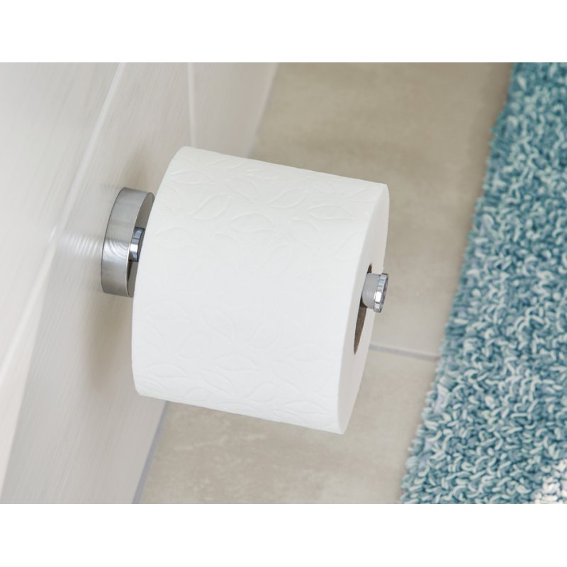 tesa toiletrolhouder SMOOZ, roestvrij, zonder boren, herbruikbaar