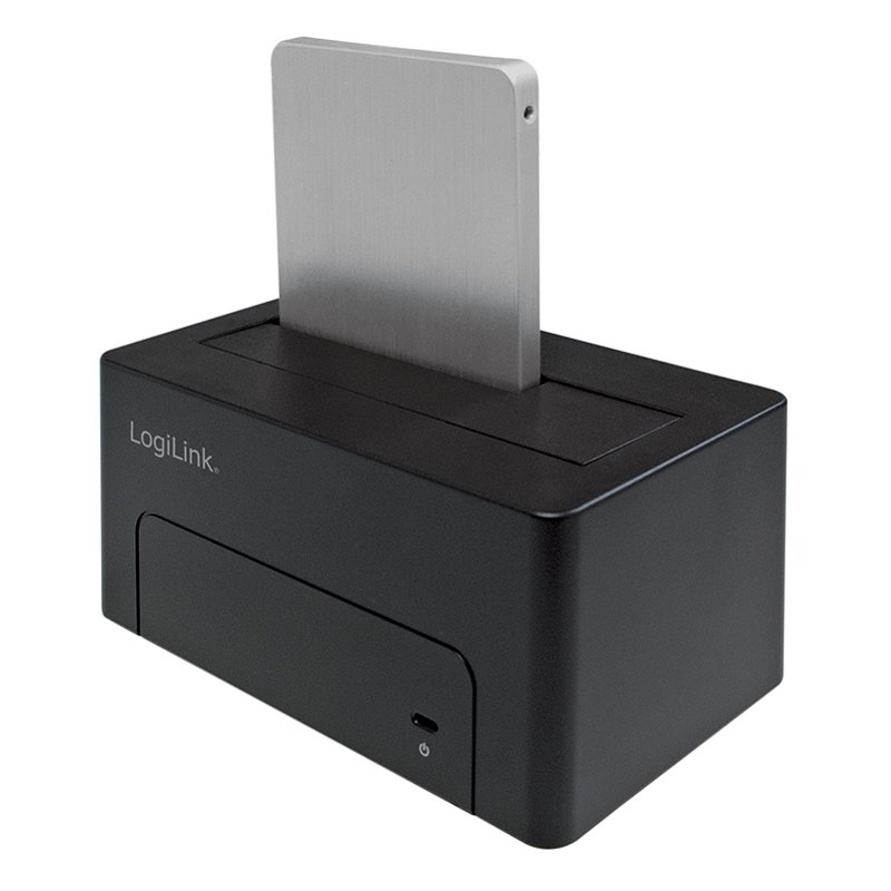 LogiLink Station d'accueil USB 3.1, 2,5"/3,5" SATA, plastique noir
