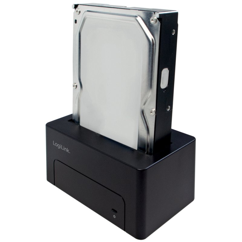 LogiLink Station d'accueil USB 3.1, 2,5"/3,5" SATA, plastique noir