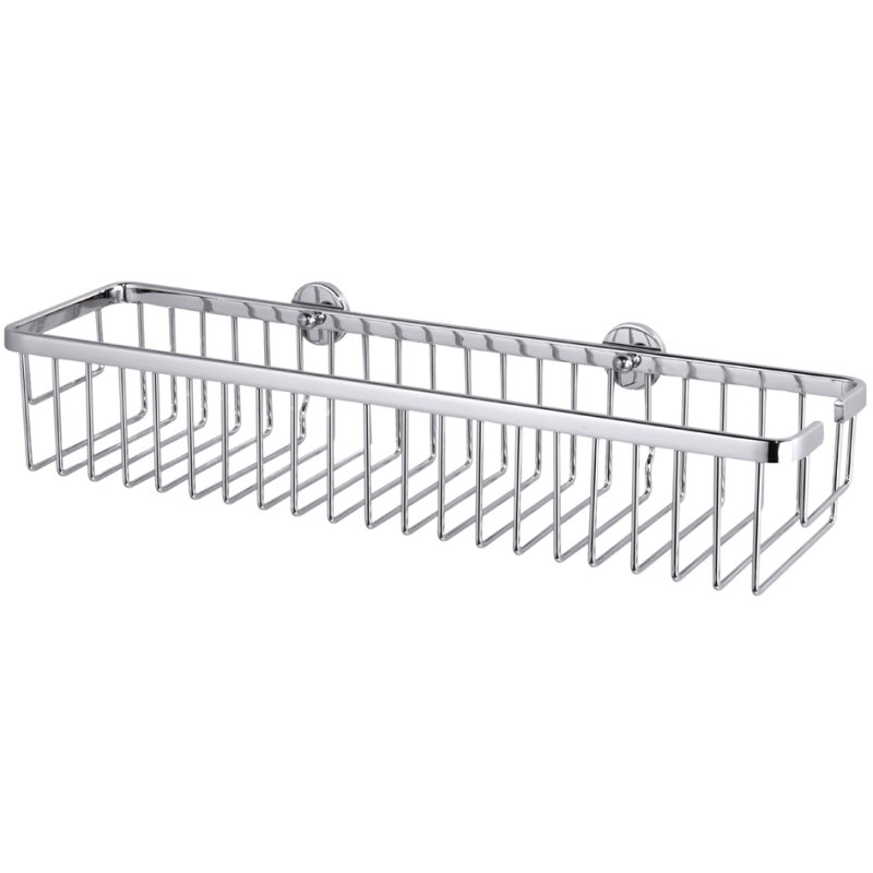 tesa porte-savon ALUXX M, carré, aluminium chromé, 250×125×92 mm