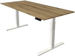 kerkmann zit-sta-bureau Move 3, elektrisch verstelbaar, 180×80 cm, esdoorn