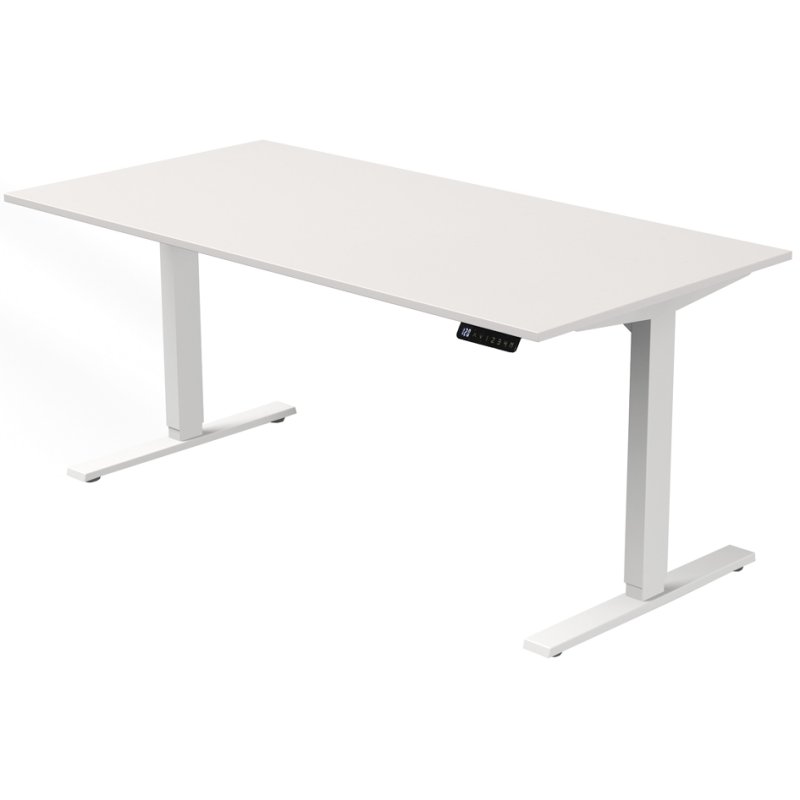 Kerkmann bureau assis-debout Move 3, réglage électrique, 180×80 cm, gris clair