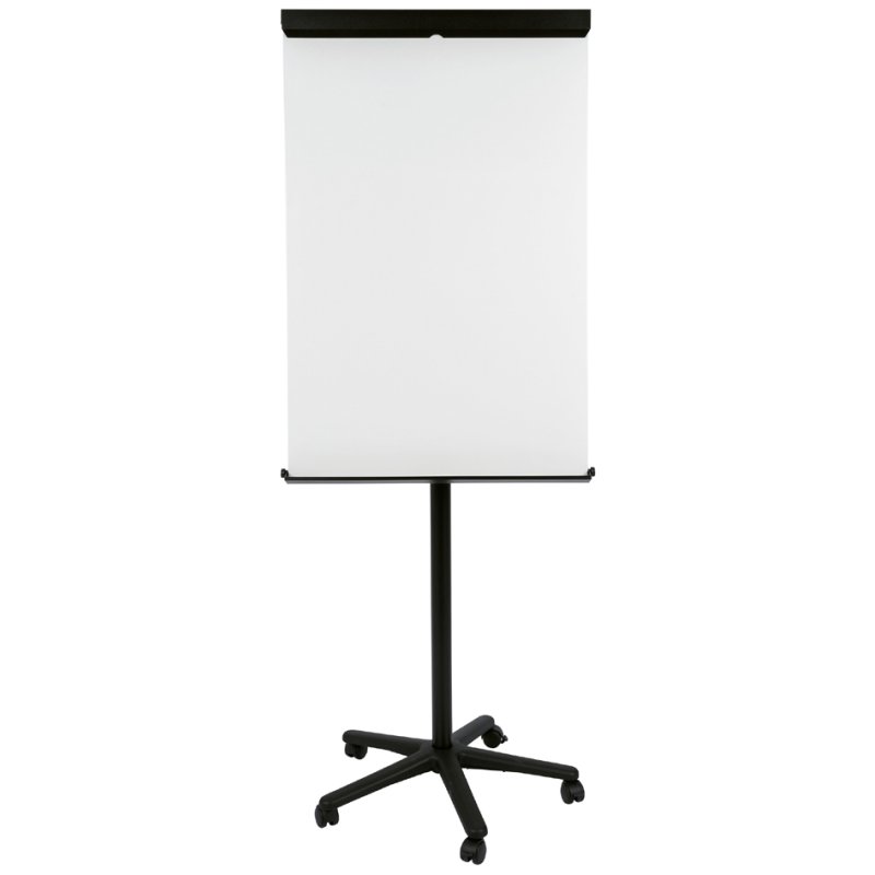 Bi-Office tableau blanc mobile, 700×1000 mm, magnétique, chevalet noir