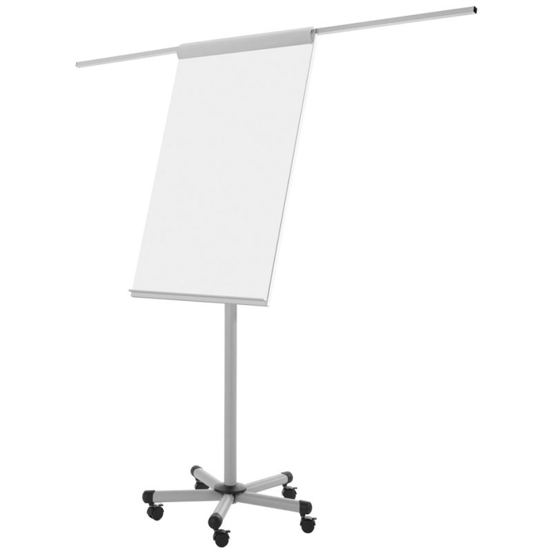 Bi-Office Tableau de conférence mobile Pro, 700×1000 mm, magnétique, hauteur réglable
