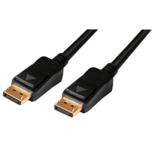 LogiLink actieve DisplayPort kabel, zwart, 15 meter