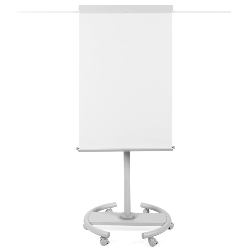 Bi-Office flipchart omvouwbaar, grijs, magnetisch
