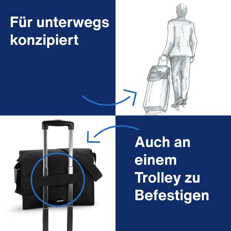 magnetoplan Sac de modérateur Messenger, complètement rempli, pour équipes jusqu'à 8 personnes